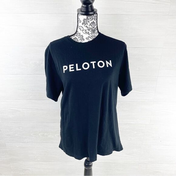 Peloton Century 100 Black White Graphic T-shirt Top - Picture 2 of 7